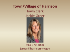 Image = Harrison Town Clerk Jackie Greer 710